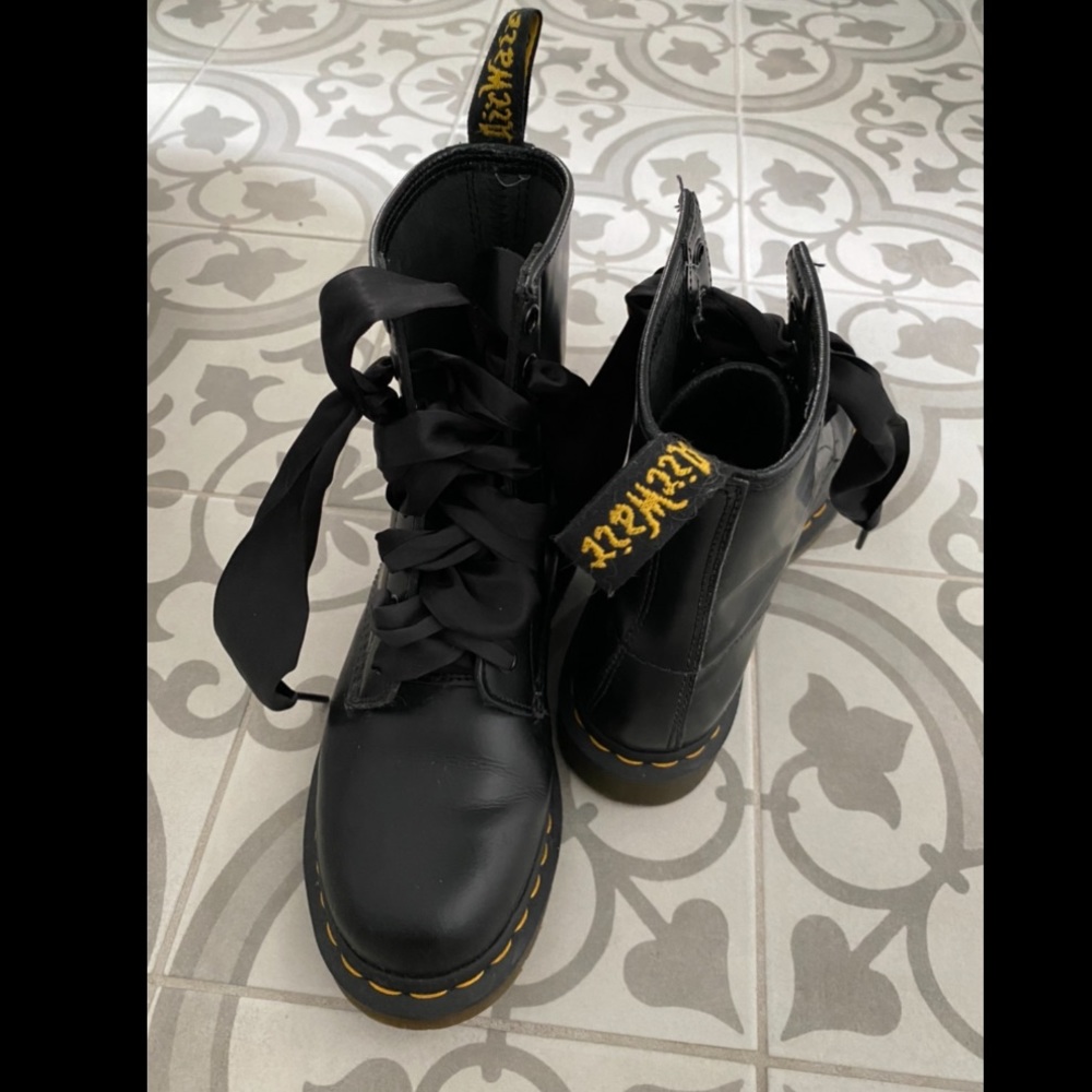 Dr Martens Matte Combat Boots